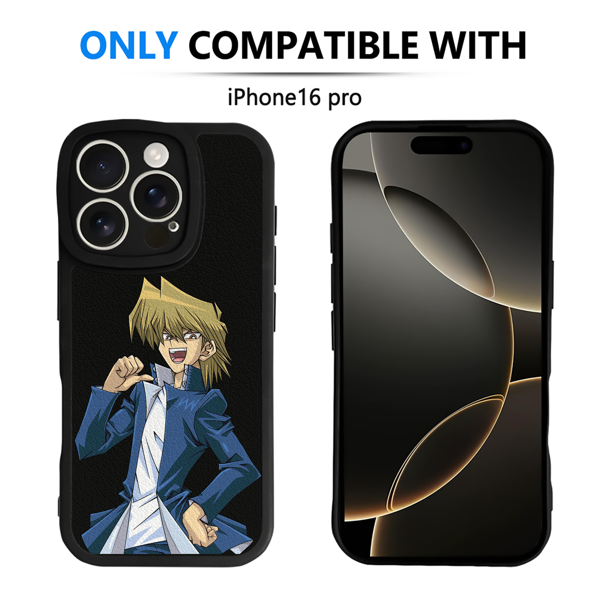 遊☆戯☆王 Yu-Gi-Oh! 【iPhone 16シリーズ対応】シリコンスマホケース（レザー調） 材質：シリコン